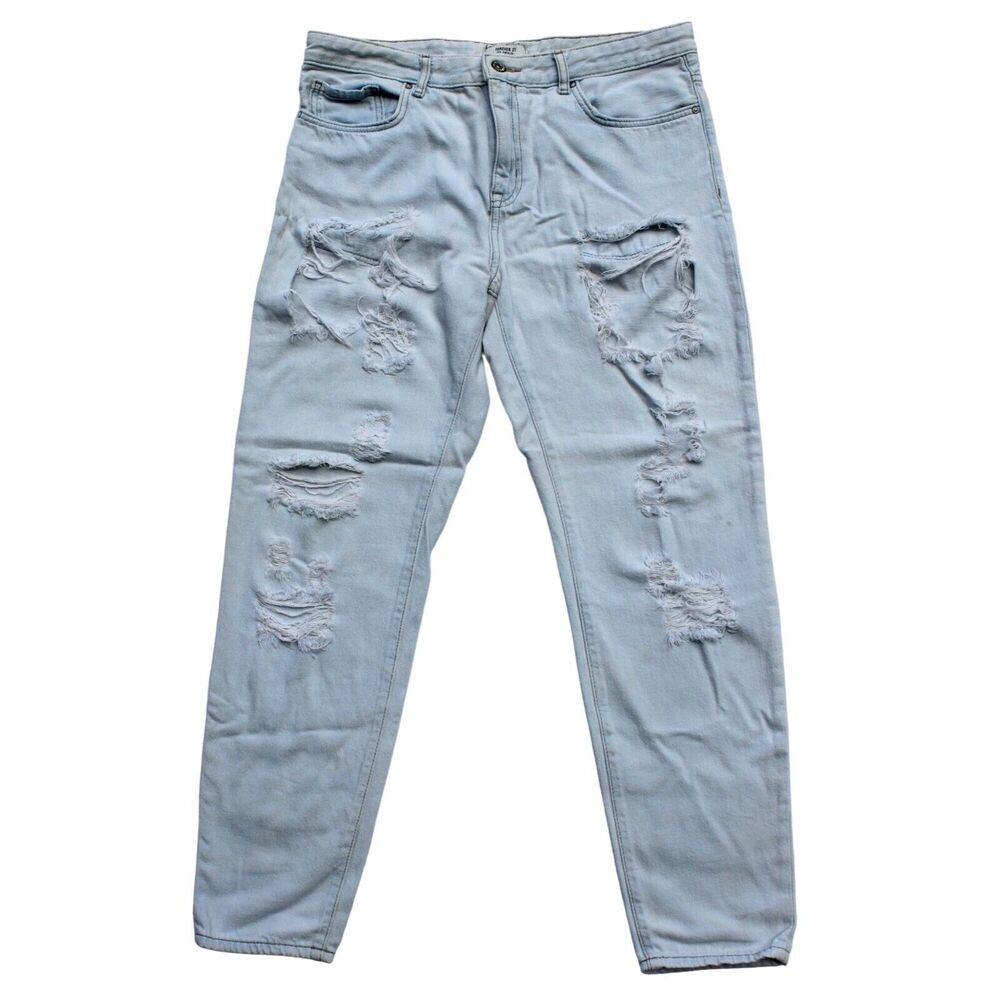 Forever 21 Light Wash Distressed‎ Jeans Size 29